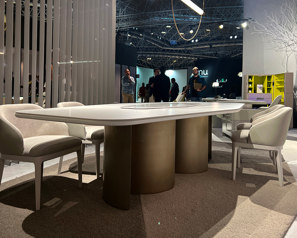 Alexandra's new Onda dining table collection is a success at Habitat 2024