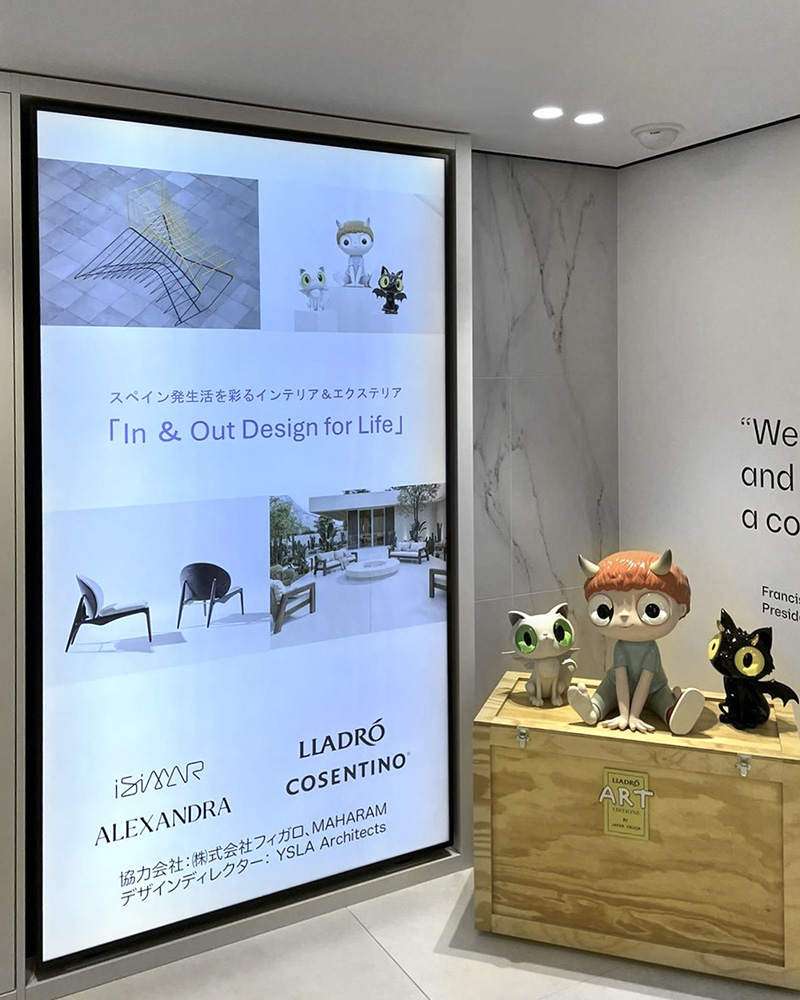 Spanish craftsmanship meets Japanese design sensibility as Colección Alexandra debuts its luxury furniture collection at Tokyo Design Week 2024 alongside Cosentino, Lladró, and iSimar